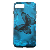 Coques Case-Mate iPhone Papillon bleu (Dos)