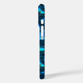 Coques Case-Mate iPhone Papillon bleu esthétique rêveuse fantaisie céleste (Verso / Gauche)