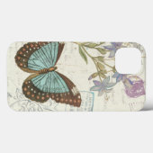 Coques Case-Mate iPhone Papillon bleu et Brown (Verso (horizontal))
