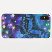 Coques Case-Mate iPhone Papillon bleu magique (Dos (Horizontal))