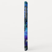 Coques Case-Mate iPhone Papillon bleu magique (Dos/Gauche)