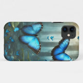 Coques Case-Mate iPhone Papillon bleu Morpho (Dos (Horizontal))