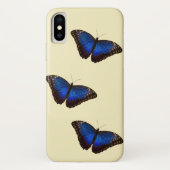 Coques Case-Mate iPhone Papillon bleu Morpho (Dos)