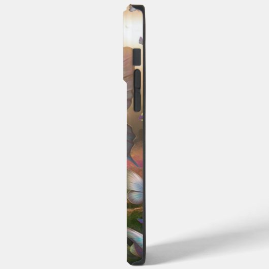 Coques Case-Mate iPhone Papillon bleu mou (Verso / Gauche)