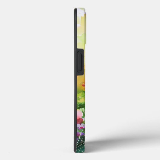 Coques Case-Mate iPhone Papillon Bleu Orange ailes (Verso / Droite)