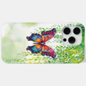 Coques Case-Mate iPhone Papillon Bleu Orange Ailes (Verso (horizontal))