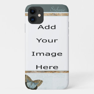 Case-Mate iPhone Case Papillon Brown et bleu