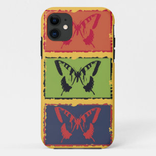 Coques Pour iPhone Papillon coloré vintage Art 3
