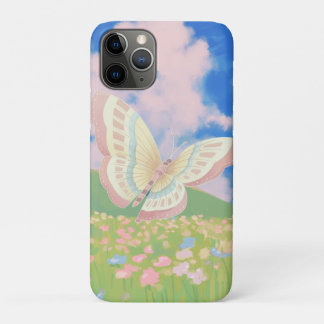 Case-Mate iPhone Case Papillon dans un champ de fleurs peinture