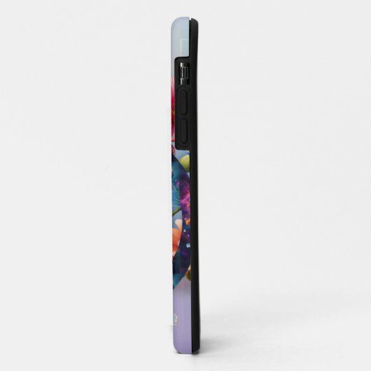 Coques Case-Mate iPhone Papillon de fleurs (Dos/Gauche)