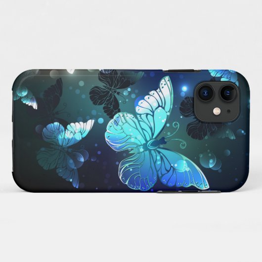 Coques Case-Mate iPhone Papillon de nuit (Dos (Horizontal))