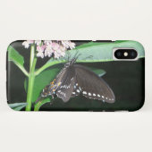 Coques Case-Mate iPhone Papillon de nuit noir à Shenandoah (Dos (Horizontal))