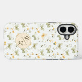 Coques Case-Mate iPhone Papillon de printemps monographique personnalisé (Verso (horizontal))