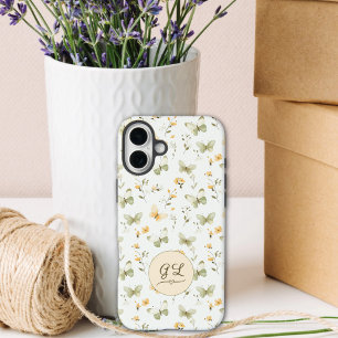 Coques iPhone 16 Plus Papillon de printemps monographique personnalisé
