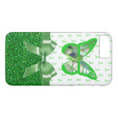 Coques Case-Mate iPhone Papillon de sensibilisation à la maladie de Lyme F (Dos (Horizontal))