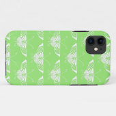 Coques Case-Mate iPhone Papillon déco stylisé - vert citron (Dos (Horizontal))