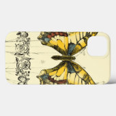 Coques Case-Mate iPhone Papillon décoratif avec Fleur sauvage (Verso (horizontal))