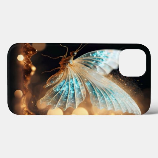 Coques Case-Mate iPhone Papillon délicat et transparent (Verso (horizontal))