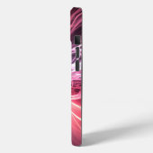 Coques Case-Mate iPhone Papillon d'énergie rose Art fractal (Verso / Gauche)