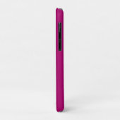 Coques Case-Mate iPhone Papillon Diamant Blanc, Nom de Script, Fuchsia Pro (Dos/Gauche)