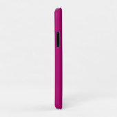 Coques Case-Mate iPhone Papillon Diamant Blanc, Nom de Script, Fuchsia Pro (Dos/Droite)