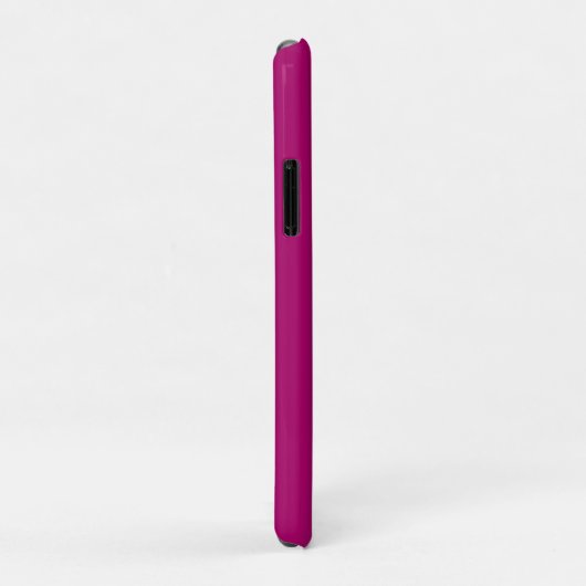 Coques Case-Mate iPhone Papillon Diamant Blanc, Nom du script, Fuchsia pro (Dos/Droite)