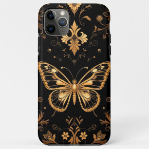 Case-Mate iPhone Case Papillon doré élégant orné