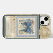 Coques Case-Mate iPhone Papillon du bureau de création G (Verso (horizontal))