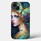 Coques Case-Mate iPhone Papillon Fairy Elf Lady Imaginaire Art (Verso)