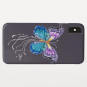 Coques Case-Mate iPhone Papillon fantaisiste (Dos (Horizontal))
