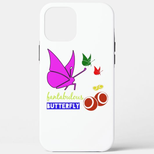 Coques Case-Mate iPhone papillon fantaisiste (Verso)