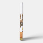 Coques Case-Mate iPhone Papillon Fleur sauvage de l'aquarelle Monogramme (Verso / Droite)