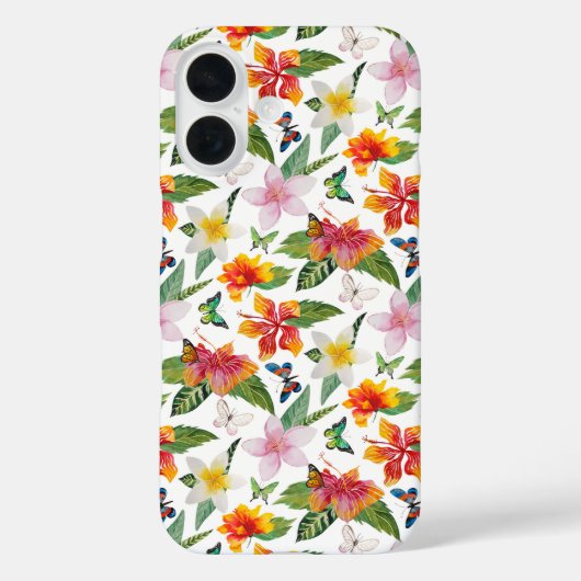 Coques Case-Mate iPhone Papillon floral (Verso)