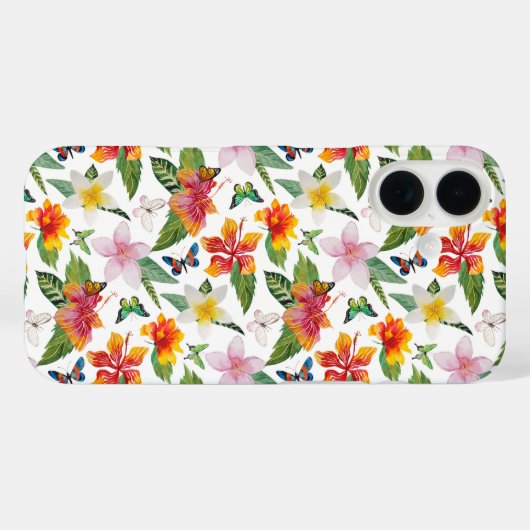 Coques Case-Mate iPhone Papillon floral (Verso (horizontal))