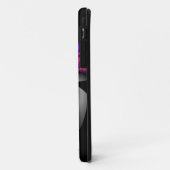 Coques Case-Mate iPhone papillon fractal rose et violet (Dos/Gauche)
