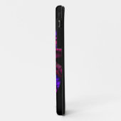 Coques Case-Mate iPhone papillon fractal rose et violet (Dos/Gauche)
