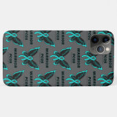 Coques Case-Mate iPhone Papillon/Guerrier...PCOS (Dos (Horizontal))