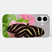Coques Case-Mate iPhone Papillon Héliconien Zèbre (Verso (horizontal))