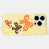 Coques Case-Mate iPhone Papillon Honolua et Hibiscus hawaïen jaune (Verso (horizontal))