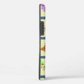 Coques Case-Mate iPhone Papillon jaune et fleurs joyeux (Verso / Droite)