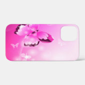 Coques Case-Mate iPhone Papillon magenta (Verso (horizontal))