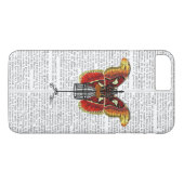 Coques Case-Mate iPhone Papillon Mannequin Rouge Et Jaune (Dos (Horizontal))