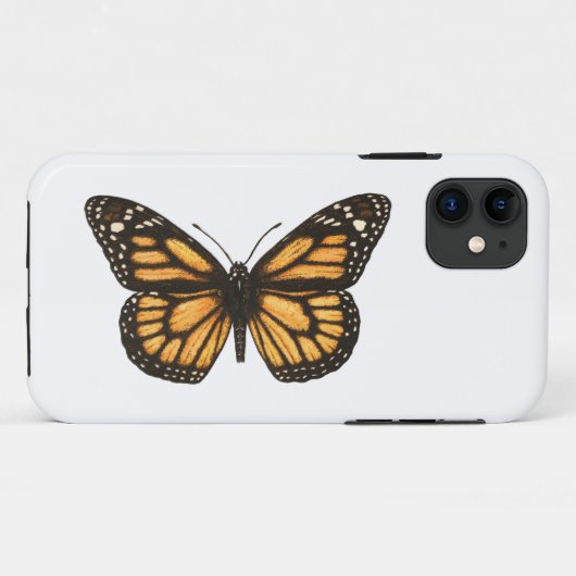 Coques Case-Mate iPhone Papillon monarque (Dos (Horizontal))