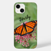 Coques Case-Mate iPhone Papillon Monarque avec nom (Verso)