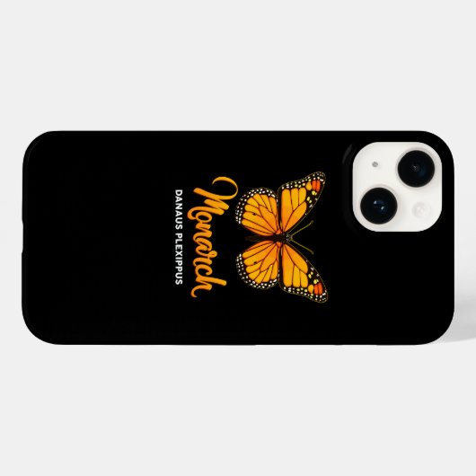 Coques Case-Mate iPhone Papillon monarque Danaus Plexippus (Verso (horizontal))