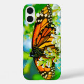 Coques Case-Mate iPhone Papillon monarque orange photo bold simple moderne (Verso)