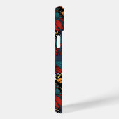 Coques Case-Mate iPhone Papillon monarque sur des fleurs rouges (Verso / Droite)