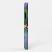 Coques Case-Mate iPhone Papillon Monarque sur Fleur violette lilas (Dos/Droite)