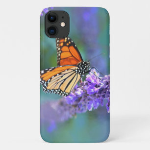 Case-Mate iPhone Case Papillon Monarque sur Fleur violette lilas
