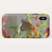Coques Case-Mate iPhone Papillon monarque sur le papillon rouge Bush (Dos (Horizontal))